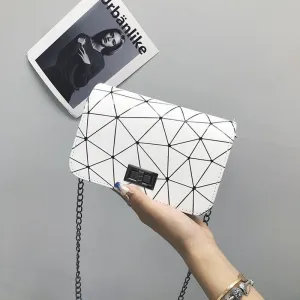 DOLOVE Women Fashionable Shoulder Bags New Female Messenger Bag Handbag Chain Wild Crack Printing Wild Crossbody Bag DOLOVE Women Fashionable Shoulder Bags New Female Messenger Bag Handbag Chain Wild Crack Printing Wild Crossbody Bag
