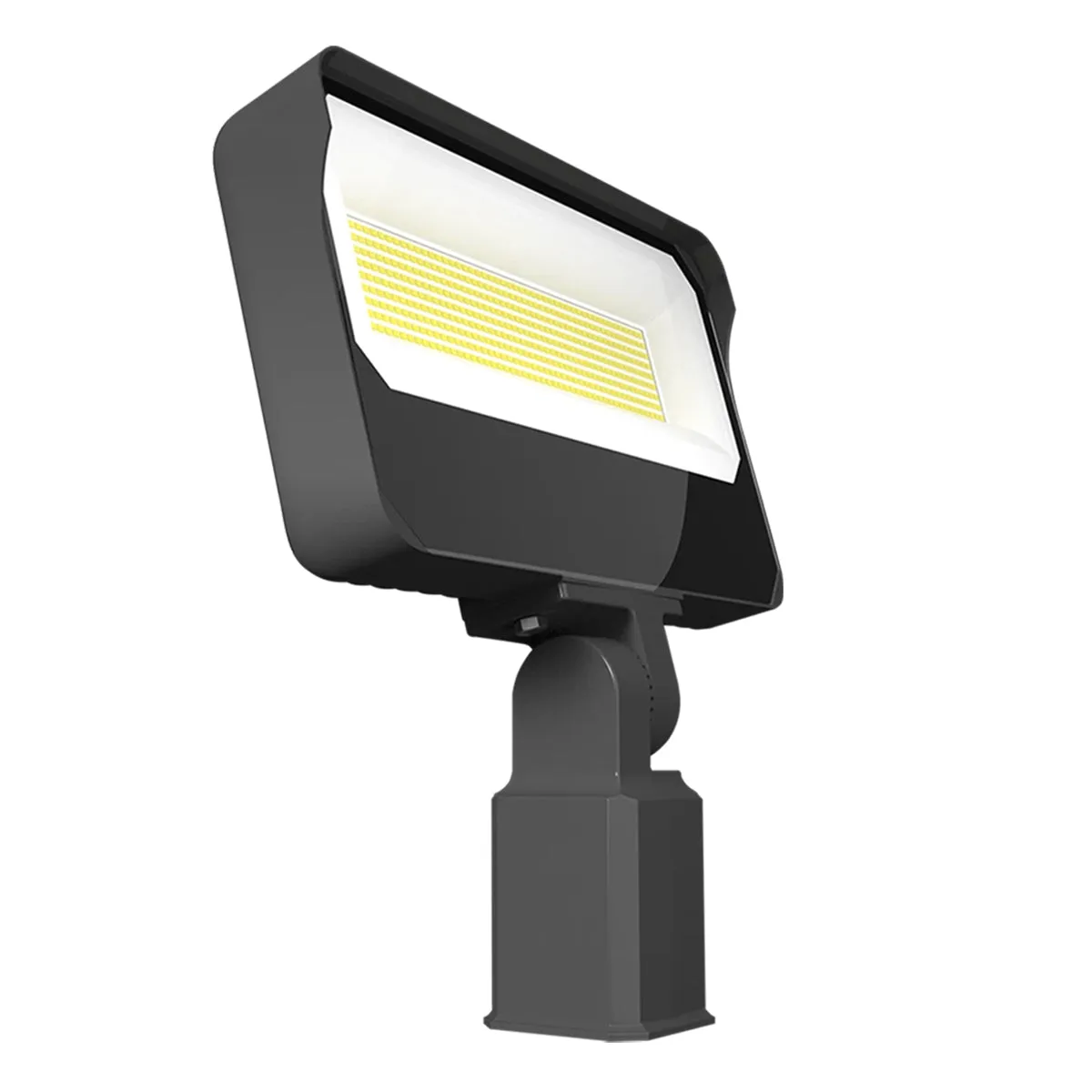 Dusk To Dawn LED Flood Light, 120/140/160W, 24000 Lumens, 30K/40K/50K, 120-277V, Slipfitter Mount