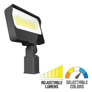 Dusk To Dawn LED Flood Light, 120/140/160W, 24000 Lumens, 30K/40K/50K, 120-277V, Slipfitter Mount Dusk To Dawn LED Flood Light, 120/140/160W, 24000 Lumens, 30K/40K/50K, 120-277V, Slipfitter Mount