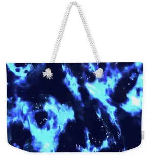 Electric Blue Cenote - Weekender Tote Bag Electric Blue Cenote - Weekender Tote Bag