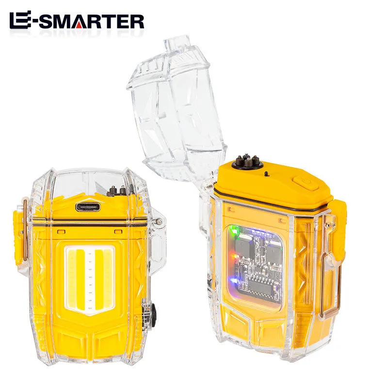Extreme Sports Artifact Windproof And Waterproof Arc Lighter Rechargeable Lighting High Endurance Lighter