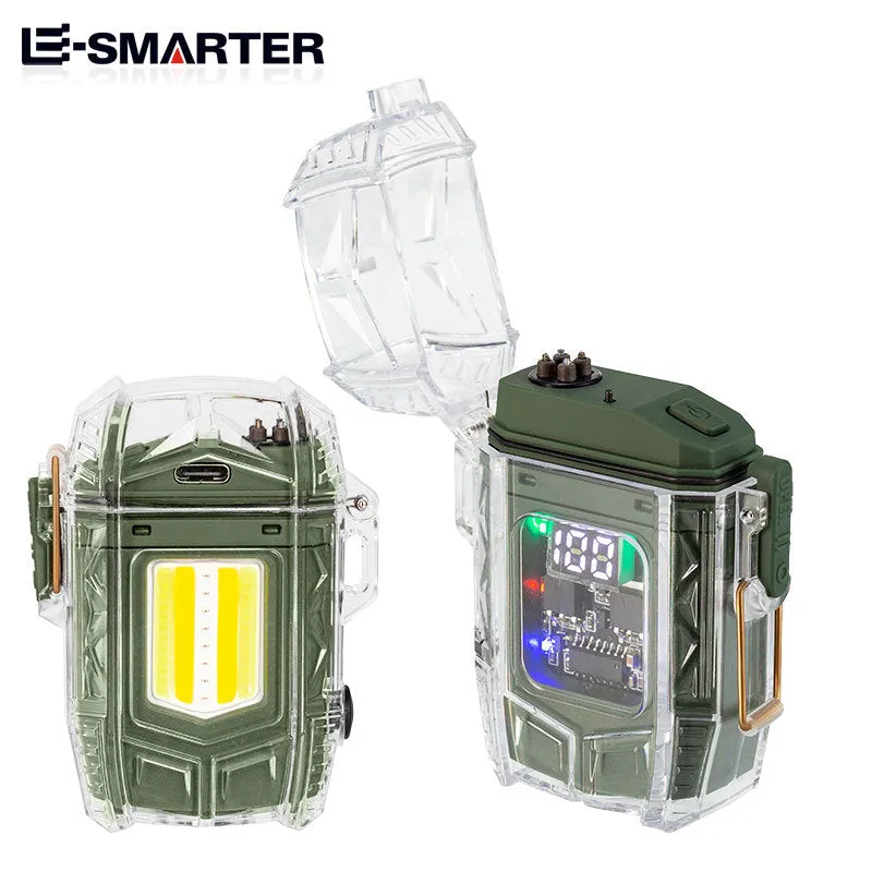 Extreme Sports Artifact Windproof And Waterproof Arc Lighter Rechargeable Lighting High Endurance Lighter