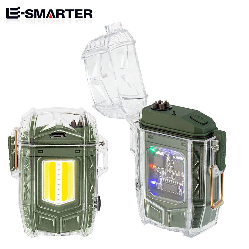 Extreme Sports Artifact Windproof And Waterproof Arc Lighter Rechargeable Lighting High Endurance Lighter