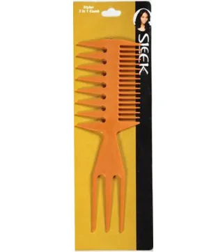 FirstLine Manufacturing Sleek Styler 3In1 Comb FirstLine Manufacturing Sleek Styler 3In1 Comb