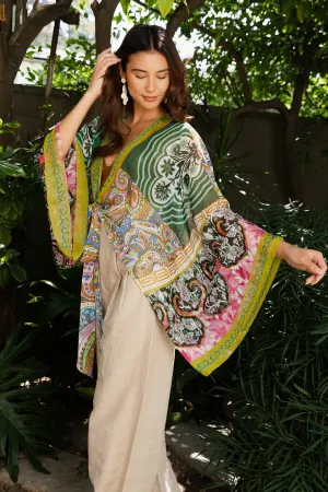 Free Spirit Boho Tie Front Wrap w/ Armholes Free Spirit Boho Tie Front Wrap w/ Armholes