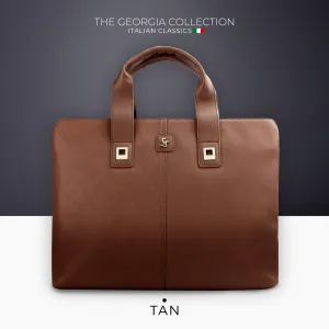 Georgia Collection | Leather Laptop Bag for Women | 100% Genuine Leather | Fits 15.5" laptops Georgia Collection | Leather Laptop Bag for Women | 100% Genuine Leather | Fits 15.5" laptops