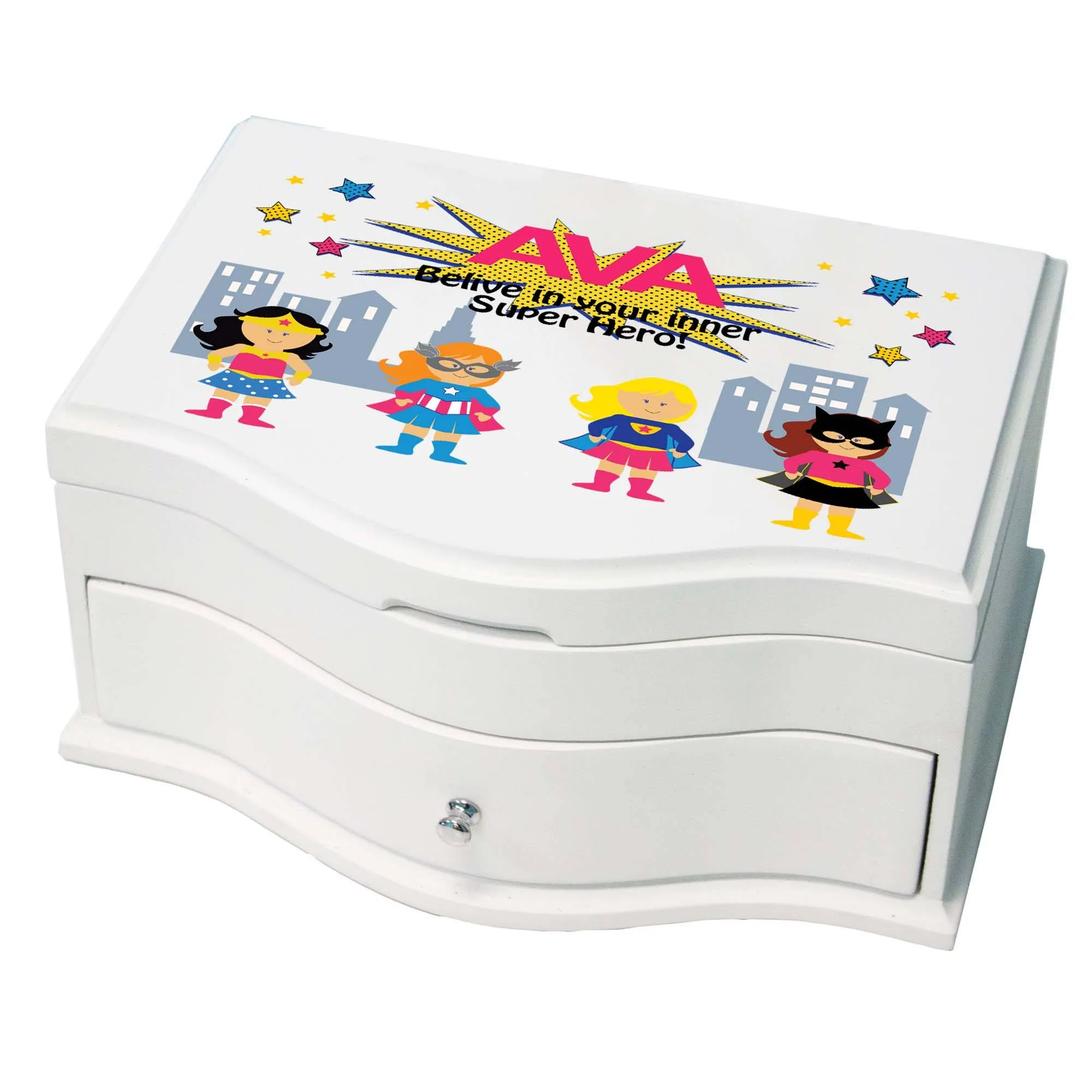 Girl's Princess Jewelry Box - Girl's Superhero