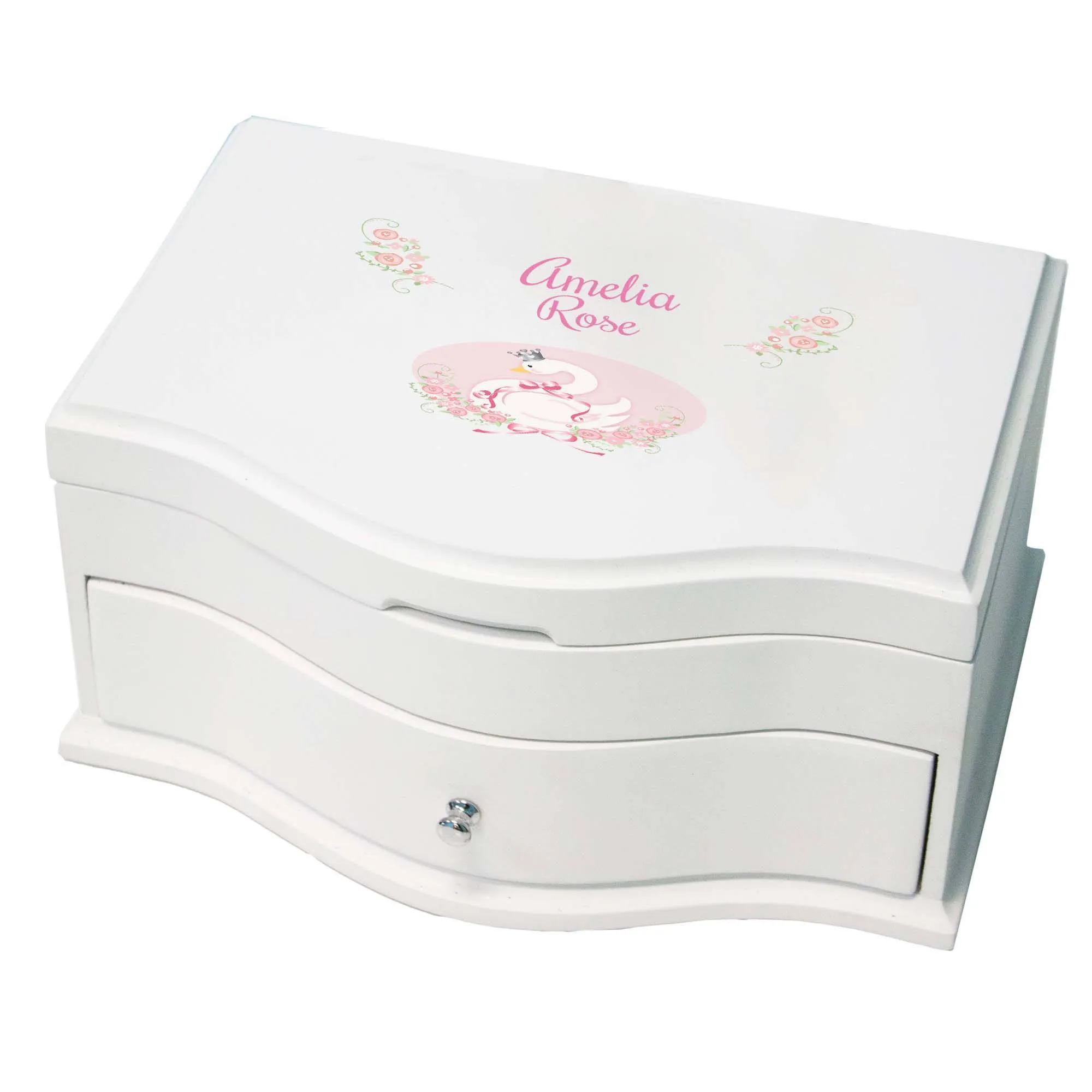 Girl's Princess Jewelry Box - Princess Swan
