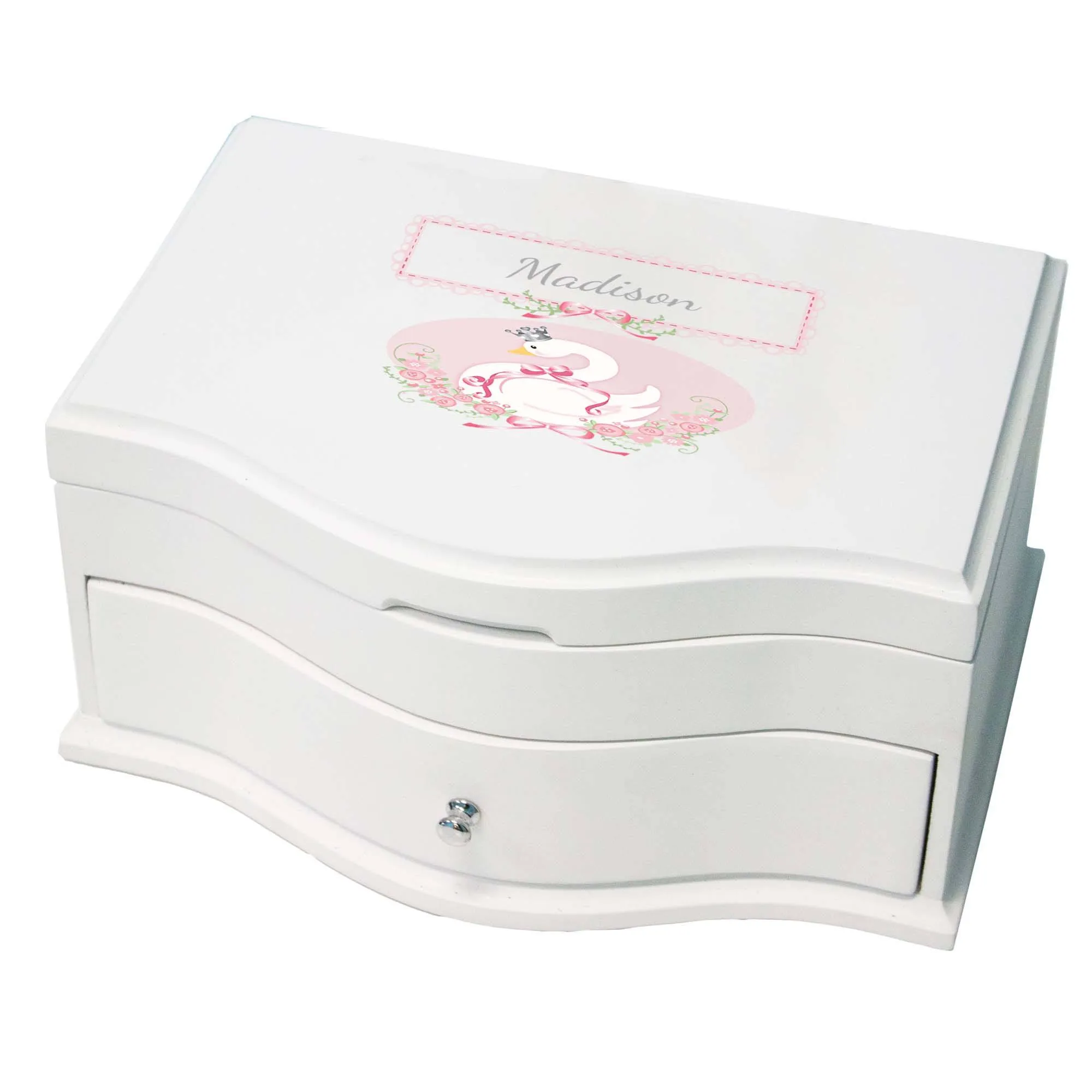 Girl's Princess Jewelry Box - Princess Swan