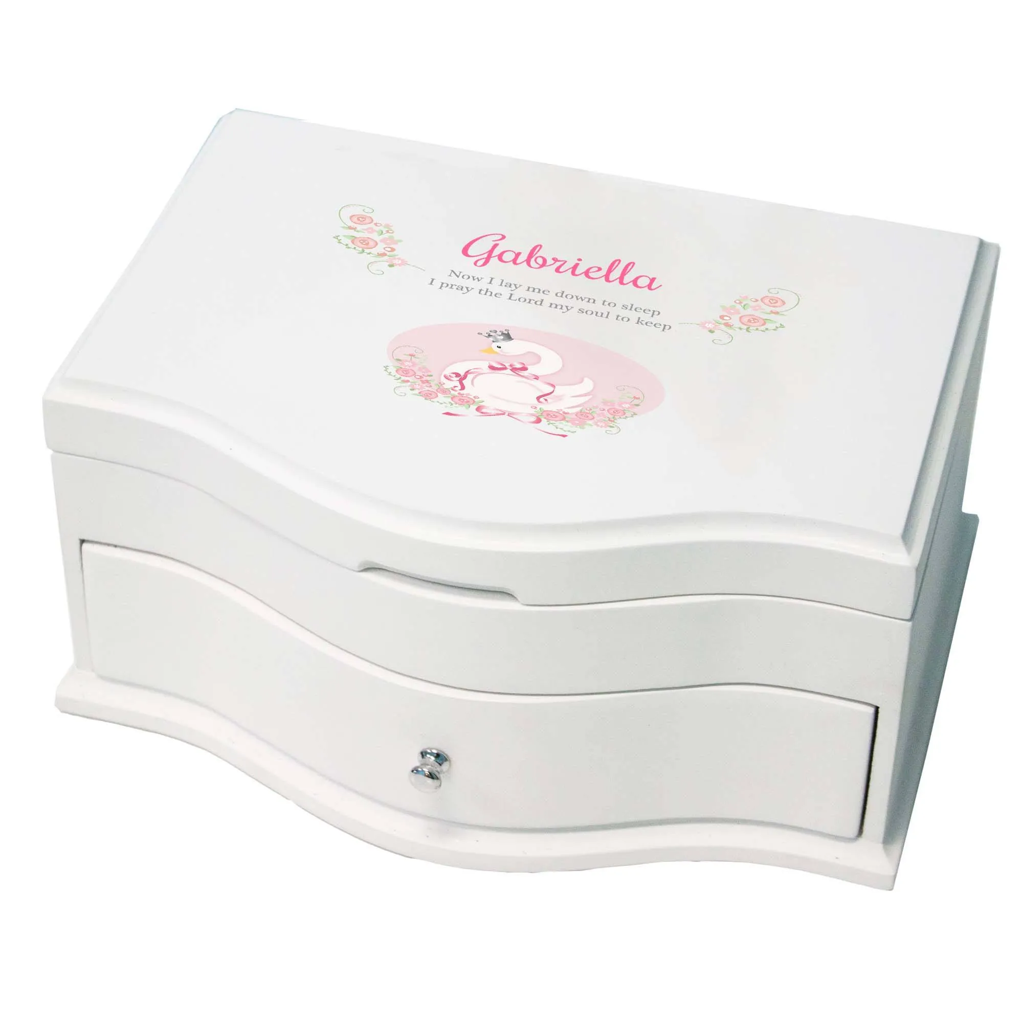 Girl's Princess Jewelry Box - Princess Swan
