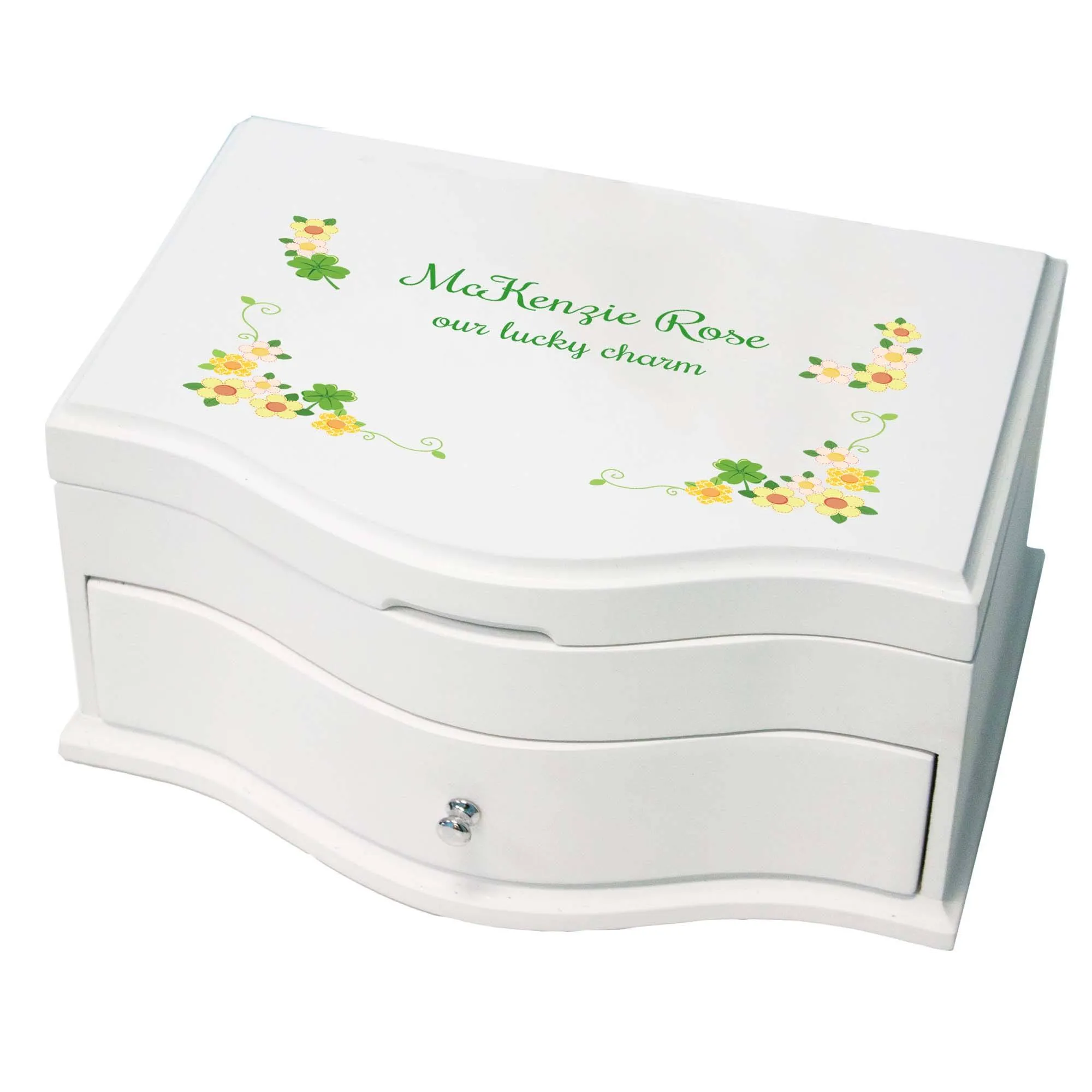 Girl's Princess Jewelry Box - Shamrock