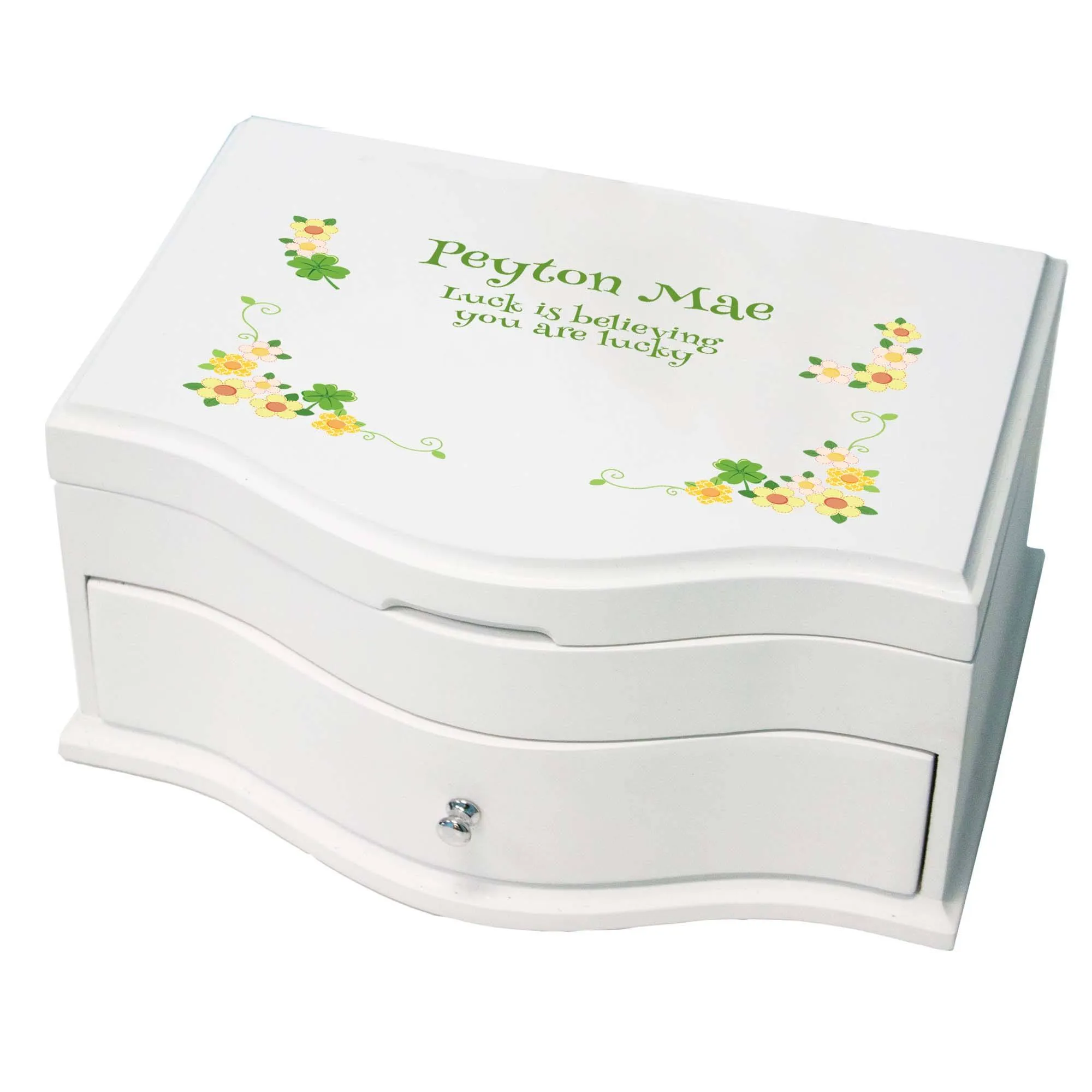 Girl's Princess Jewelry Box - Shamrock