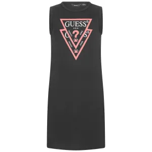 Guess Girls Sleeveless Logo Print Dress Guess Girls Sleeveless Logo Print Dress