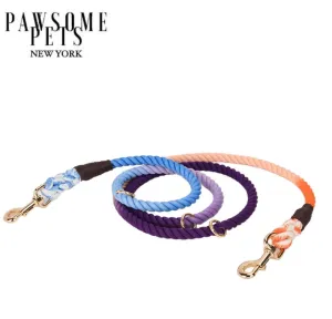 HANDS FREE DOG ROPE LEASH - OCEANSIDE RAINBOW HANDS FREE DOG ROPE LEASH - OCEANSIDE RAINBOW