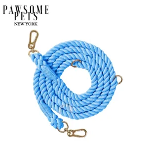 HANDS FREE DOG ROPE LEASH - SKY BLUE HANDS FREE DOG ROPE LEASH - SKY BLUE