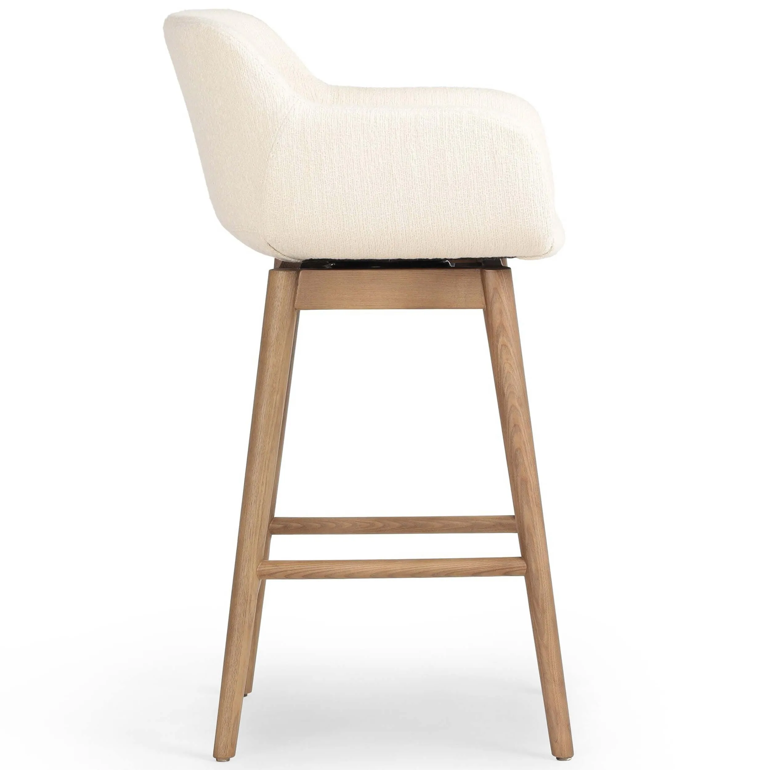 Hannah Swivel Bar & Counter Stool, Kerbey Ivory