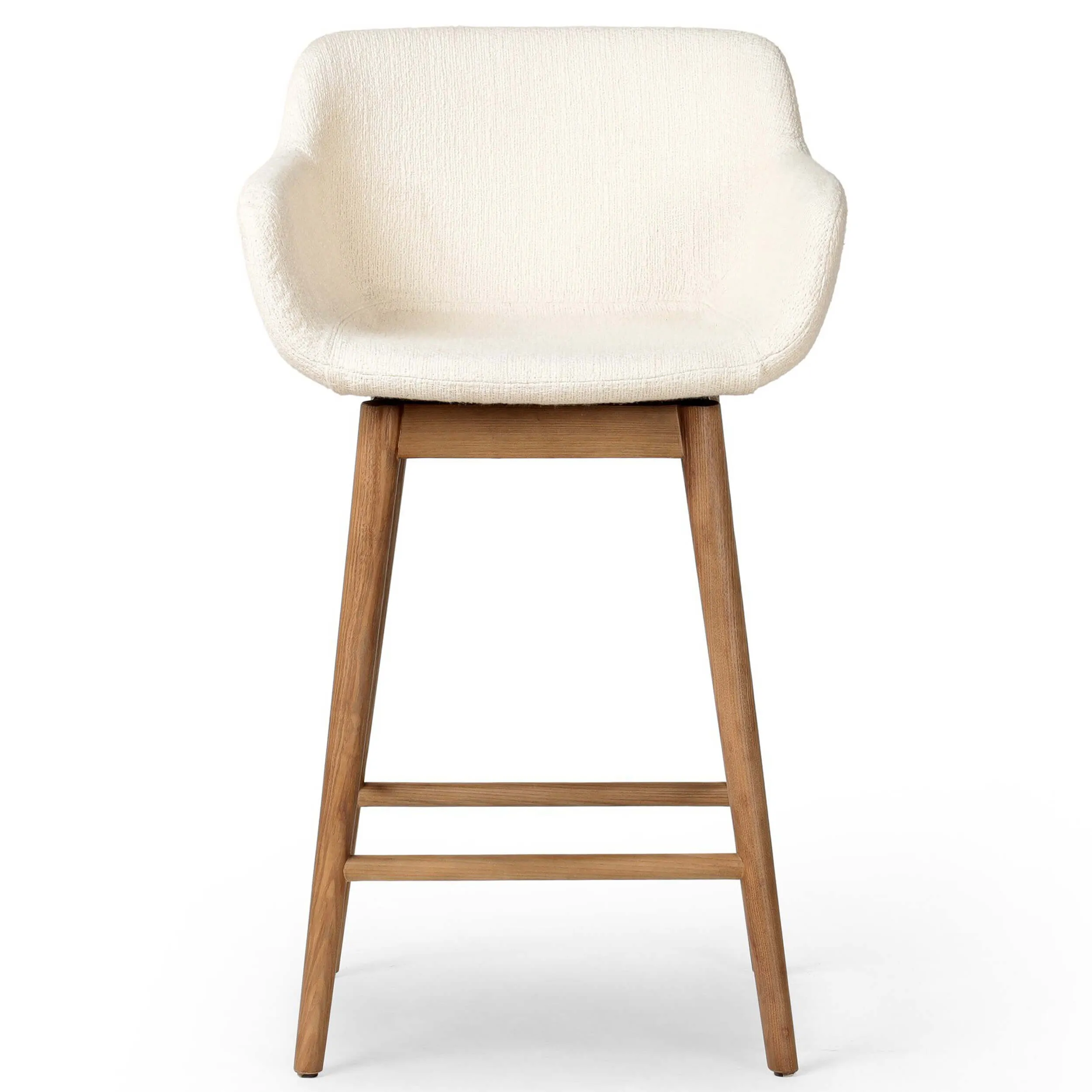 Hannah Swivel Bar & Counter Stool, Kerbey Ivory