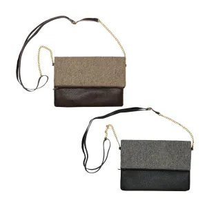 Herringbone Foldover Crossbody Herringbone Foldover Crossbody