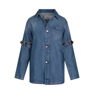 Hybrid Denim Overshirt in Blue Hybrid Denim Overshirt in Blue