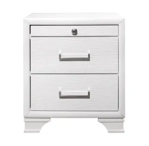 Jordyn White Nightstand - Classic White Accent Jordyn White Nightstand - Classic White Accent
