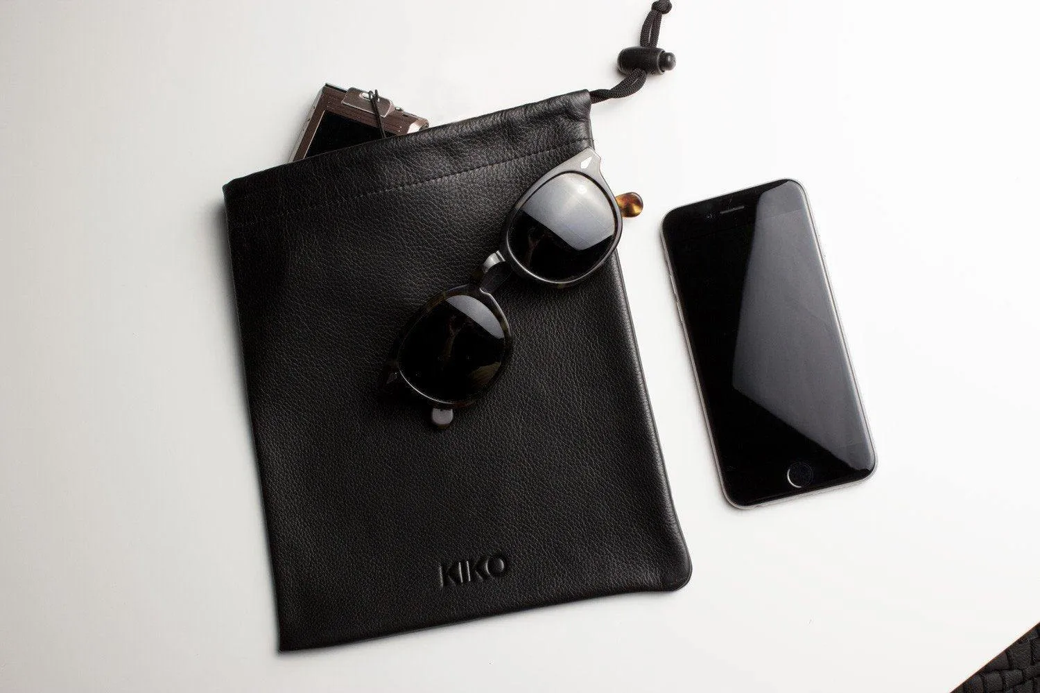 Kiko Leather Accessory Pouch