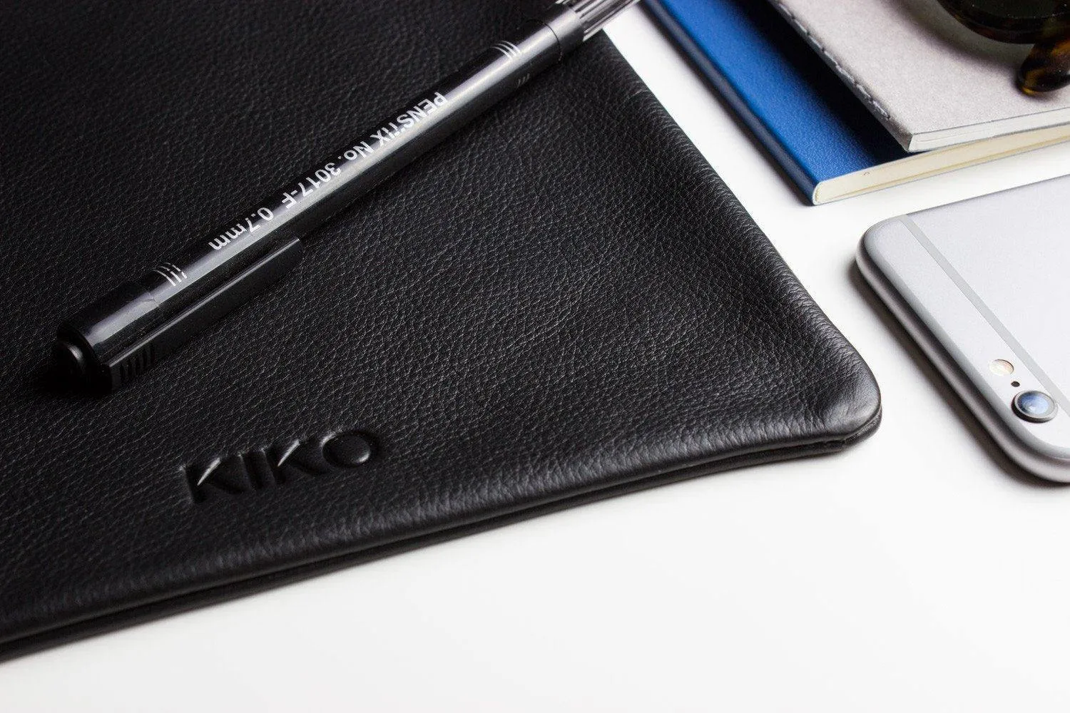 Kiko Leather Accessory Pouch