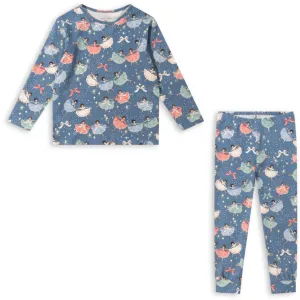 Konges Sløjd Snow Bow Ballerina Basic Blouse/Pants Set Gots Konges Sløjd Snow Bow Ballerina Basic Blouse/Pants Set Gots