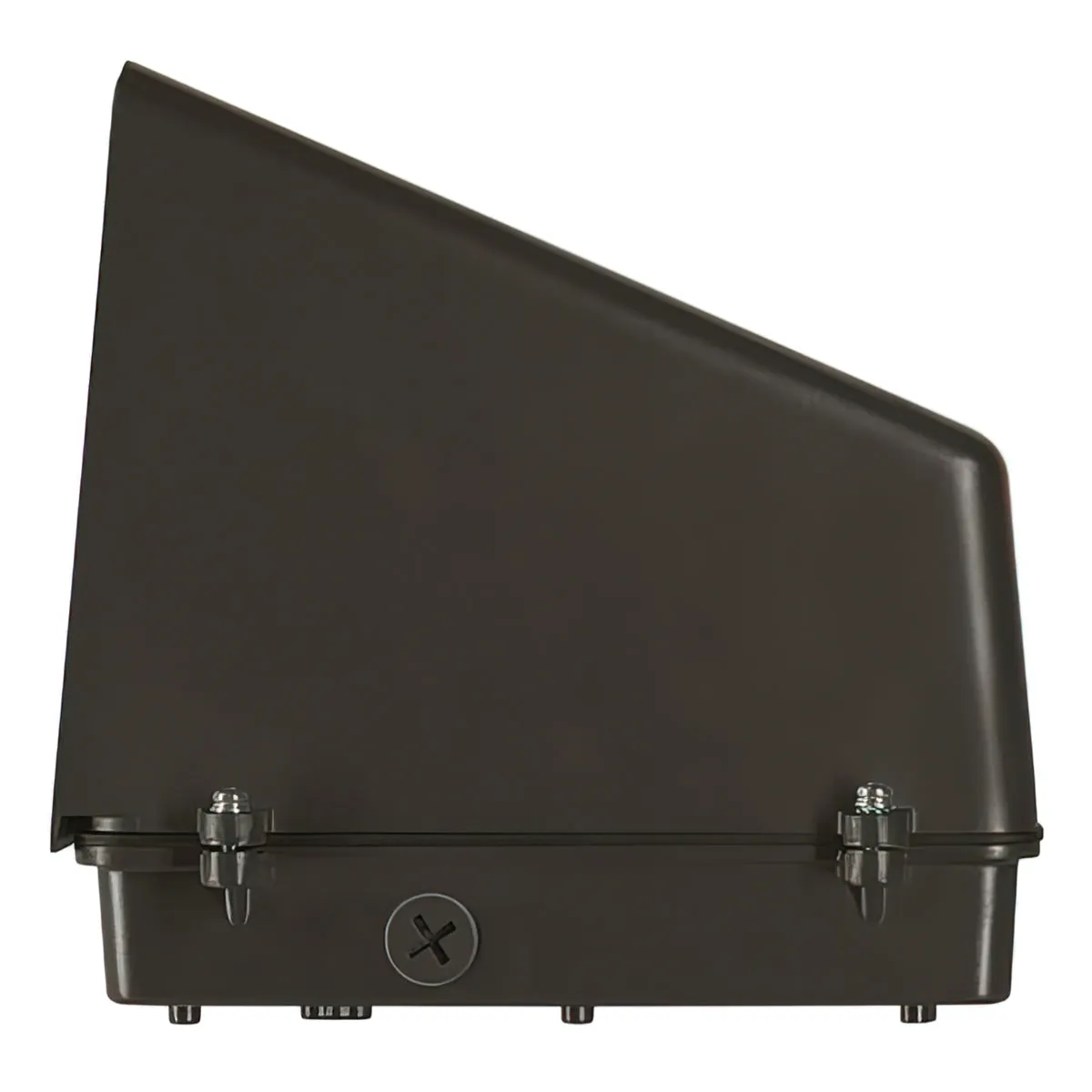 LED Cutoff Wall Pack 9000Lm, 40/50/60W, 30K/40K/50K, 120-347V, 90min Battery Backup