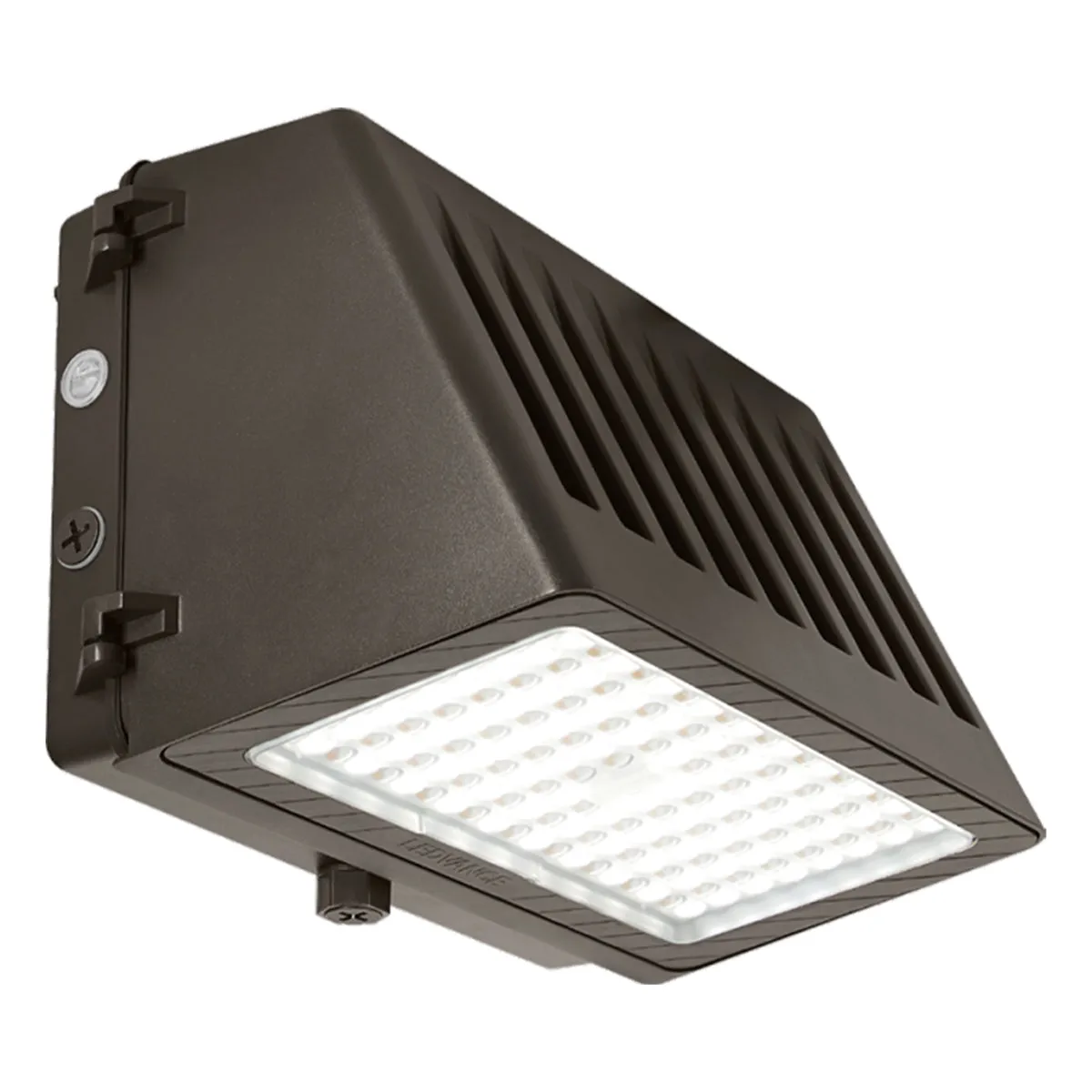 LED Cutoff Wall Pack 9000Lm, 40/50/60W, 30K/40K/50K, 120-347V, 90min Battery Backup