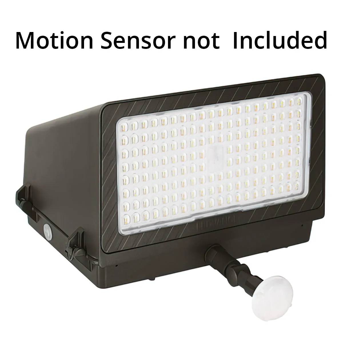 LED Cutoff Wall Pack 9000Lm, 40/50/60W, 30K/40K/50K, 120-347V, 90min Battery Backup
