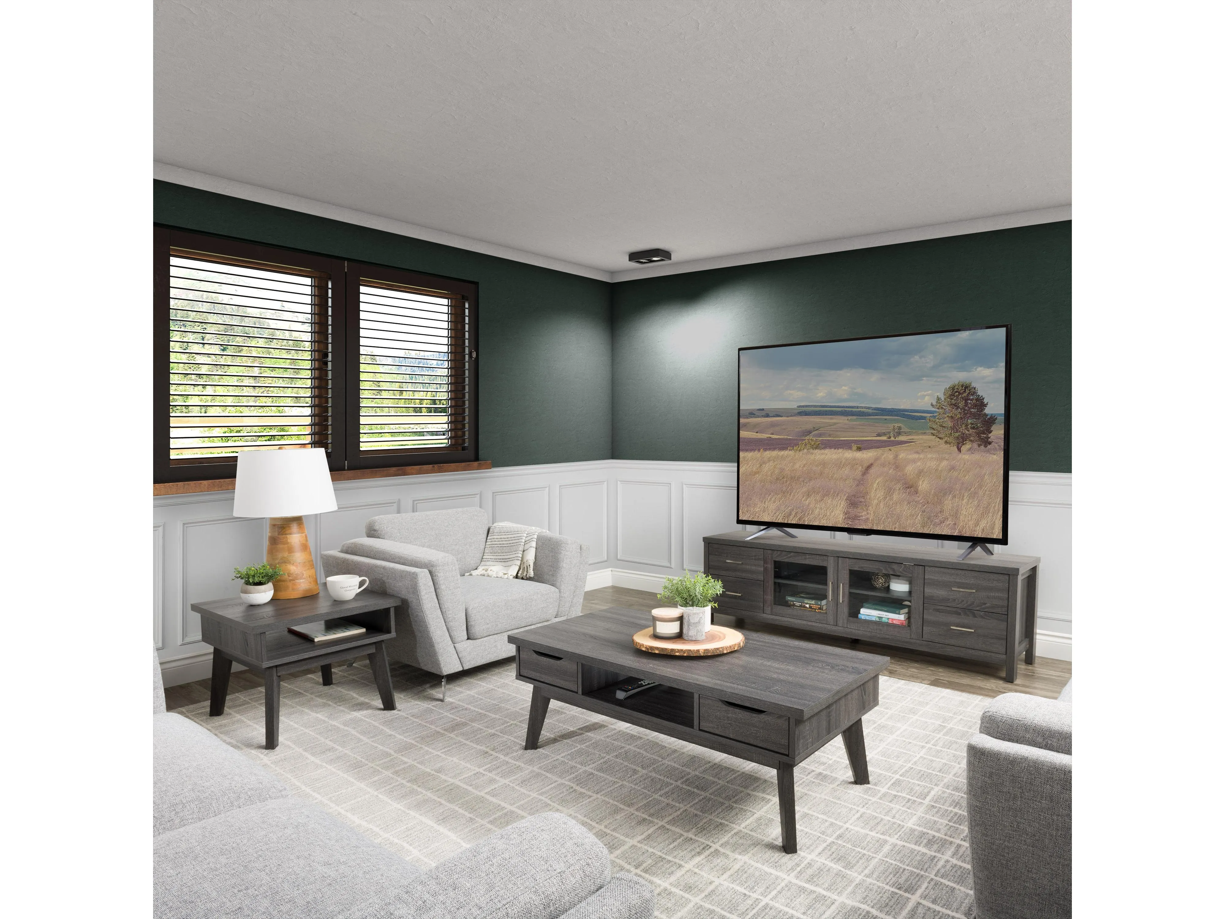 Light Grey 2 Seat Sofa Loveseat