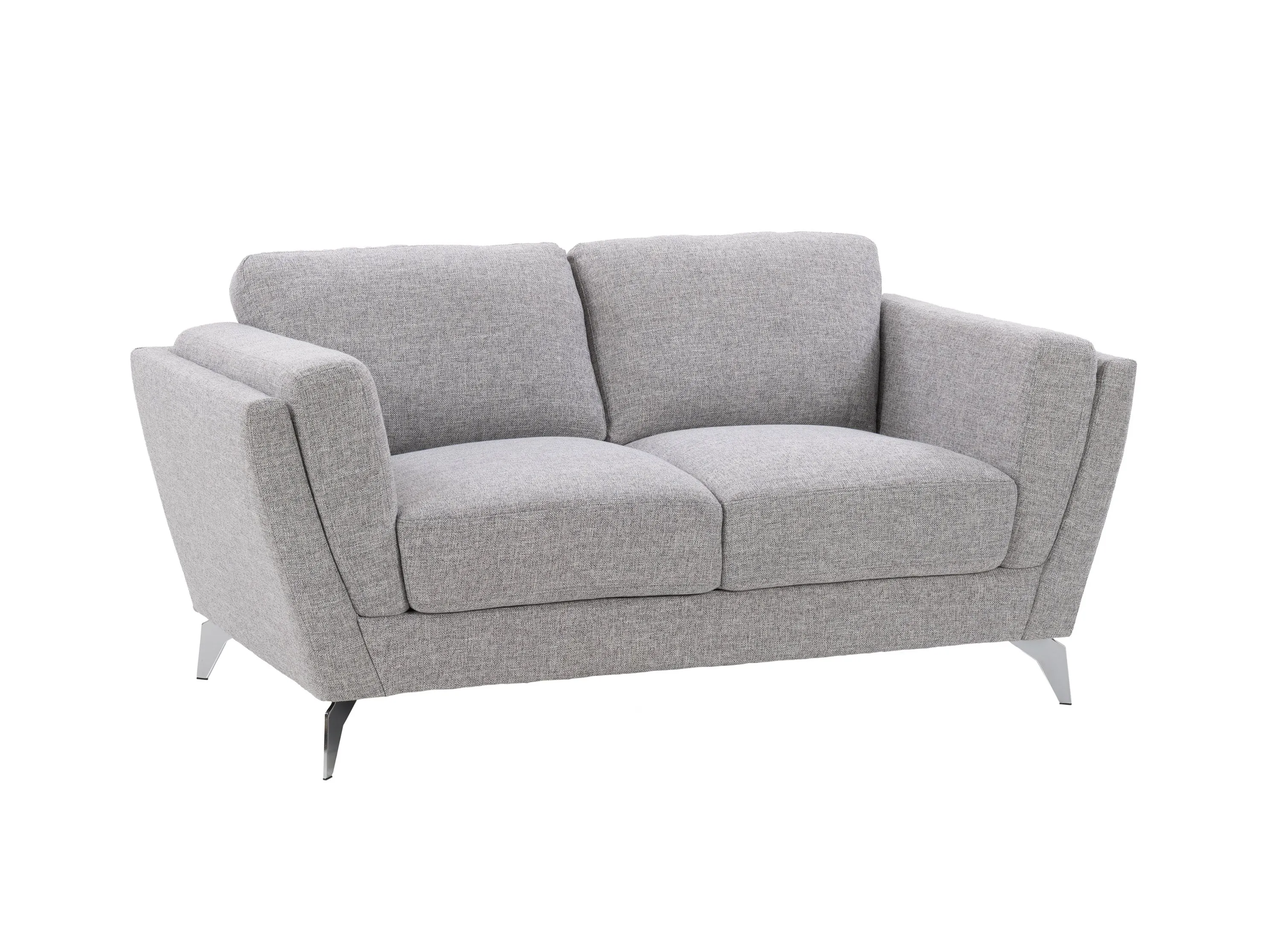 Light Grey 2 Seat Sofa Loveseat