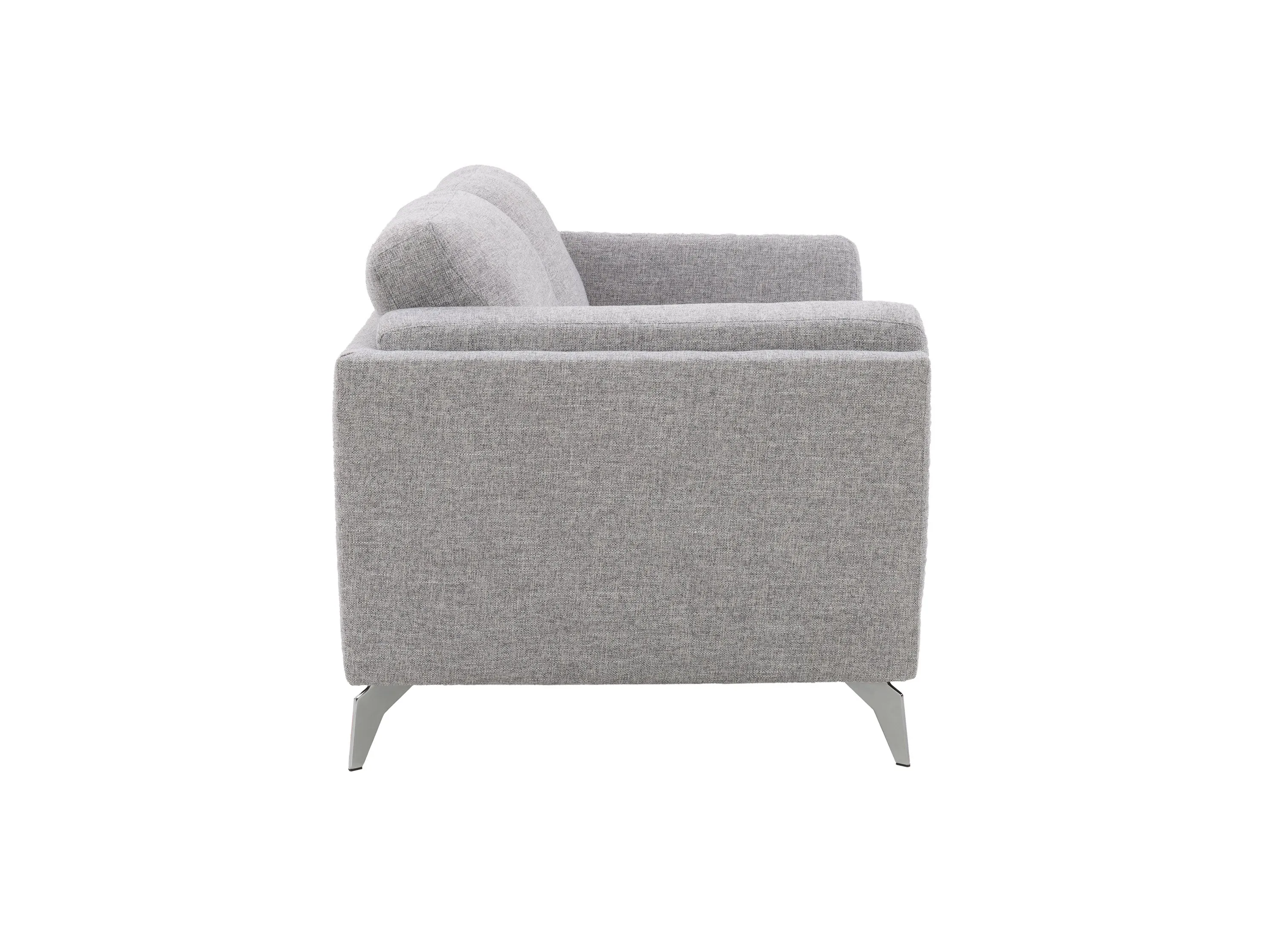 Light Grey 2 Seat Sofa Loveseat