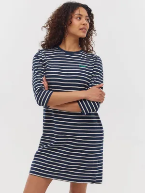 Mab Striped 3/4 Sleeve Dress Mab Striped 3/4 Sleeve Dress