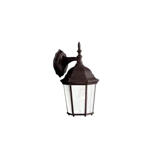 Madison 15 In 1-Light Outdoor Wall Light with Clear Beveled Glass, Bronze Finish Madison 15 In 1-Light Outdoor Wall Light with Clear Beveled Glass, Bronze Finish