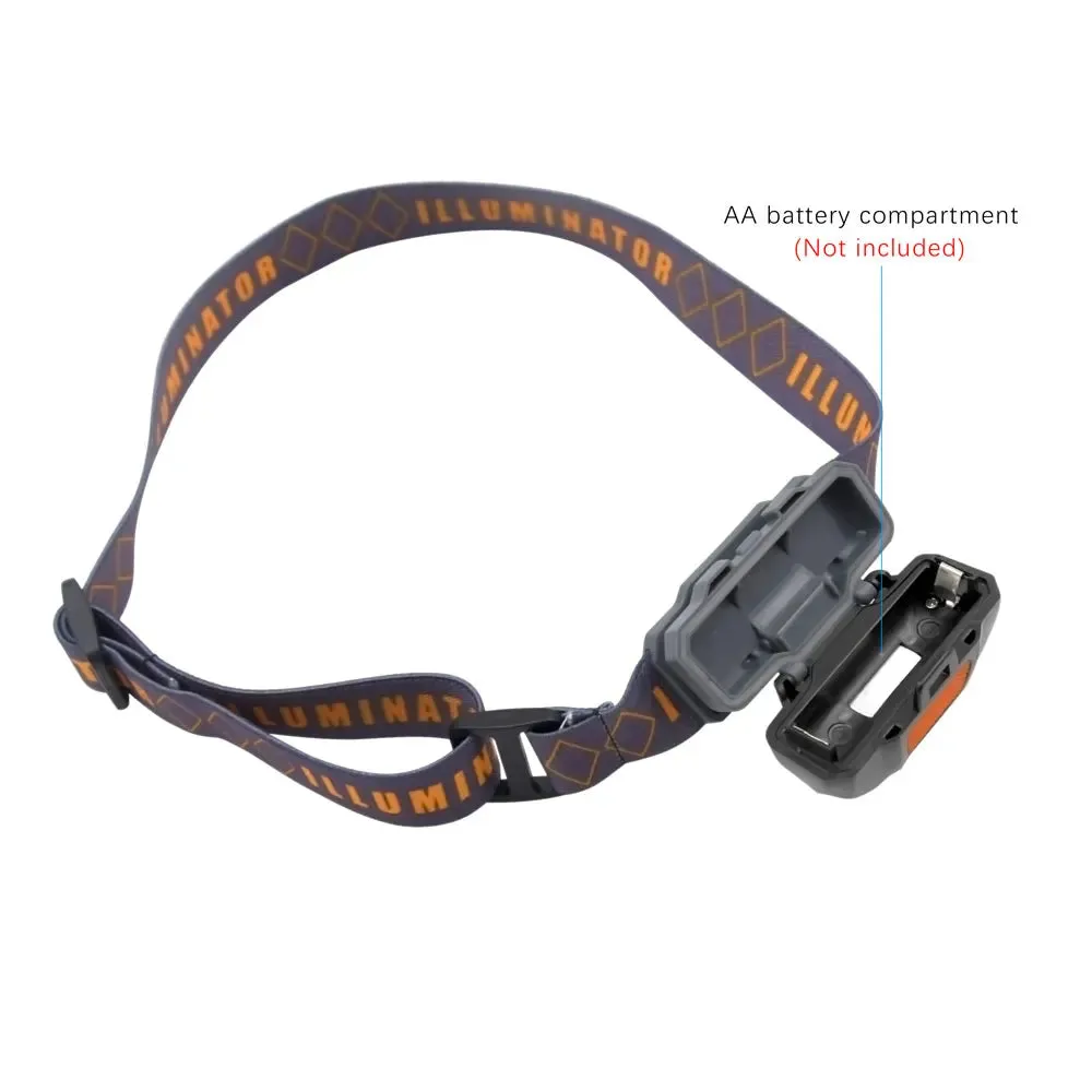 Mini Head Lamp 3 Modes Waterproof COB LED Flashlight Headlight Headlamp Torch Lanterna with Headband wrist Strap Use AA Battery