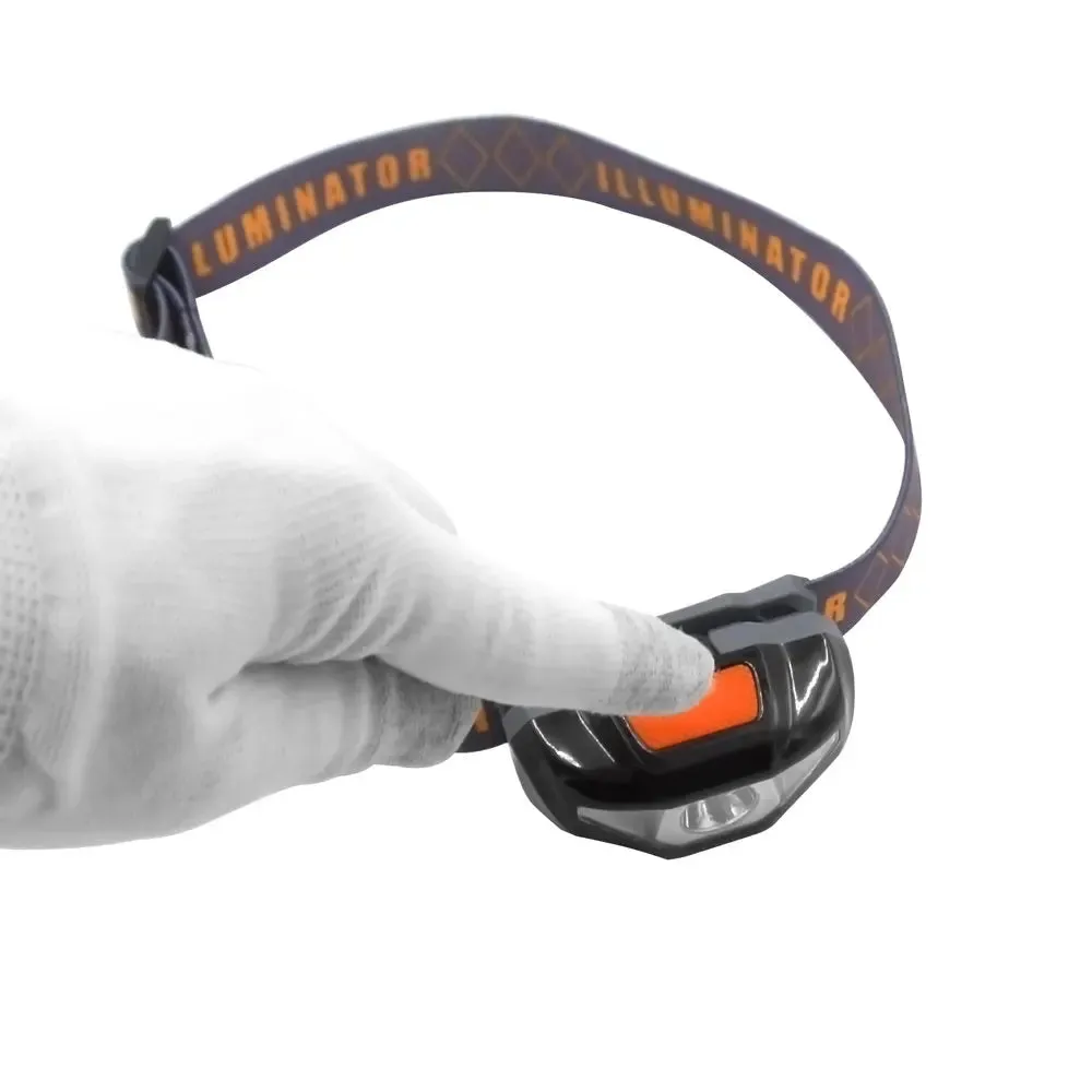 Mini Head Lamp 3 Modes Waterproof COB LED Flashlight Headlight Headlamp Torch Lanterna with Headband wrist Strap Use AA Battery