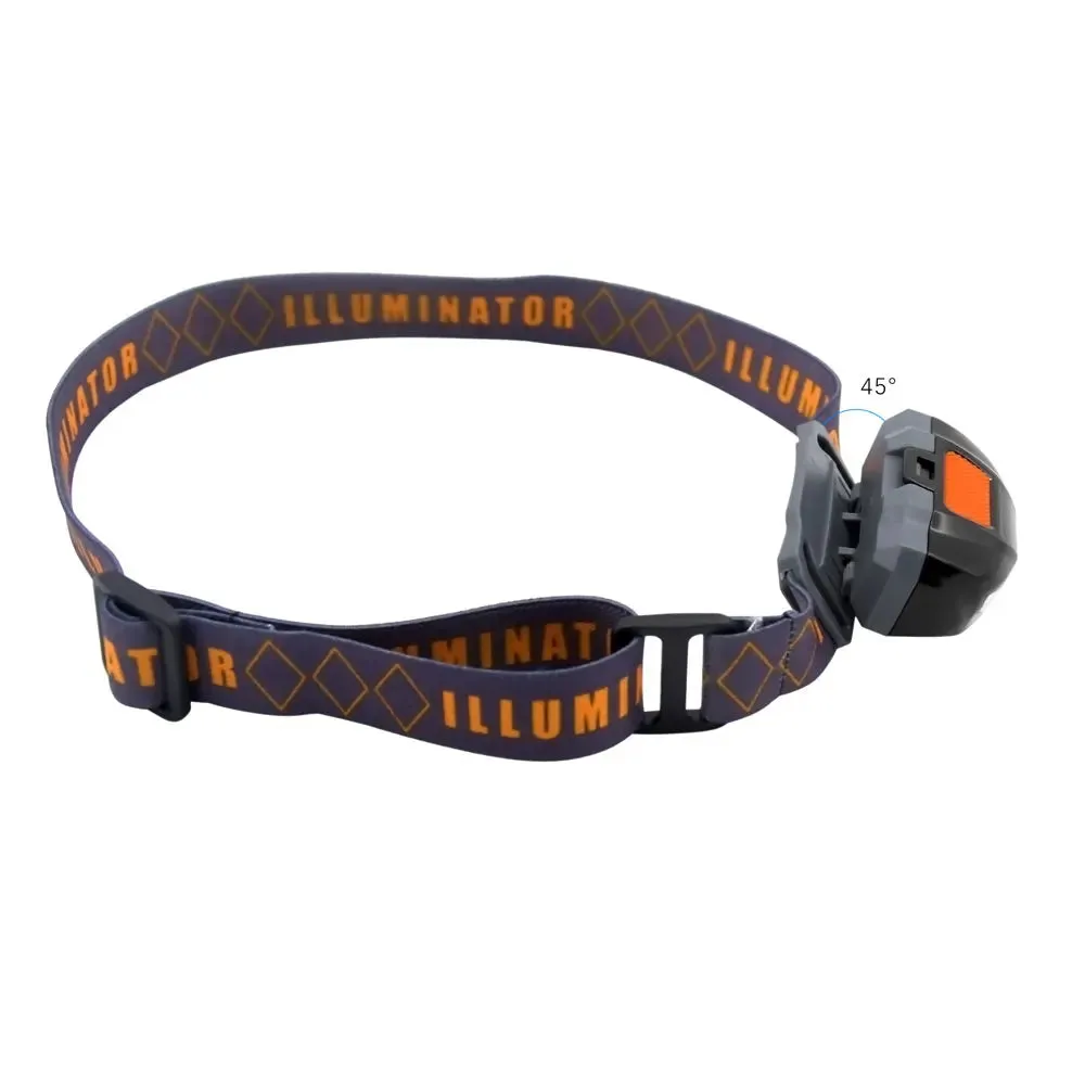 Mini Head Lamp 3 Modes Waterproof COB LED Flashlight Headlight Headlamp Torch Lanterna with Headband wrist Strap Use AA Battery