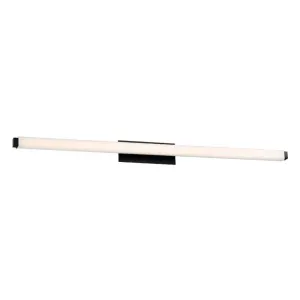 Mini Vogue 38 in. LED Bath Bar 2269 lumens 3500K Black finish Mini Vogue 38 in. LED Bath Bar 2269 lumens 3500K Black finish