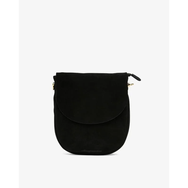 Phoebe Pouch | Black Suede