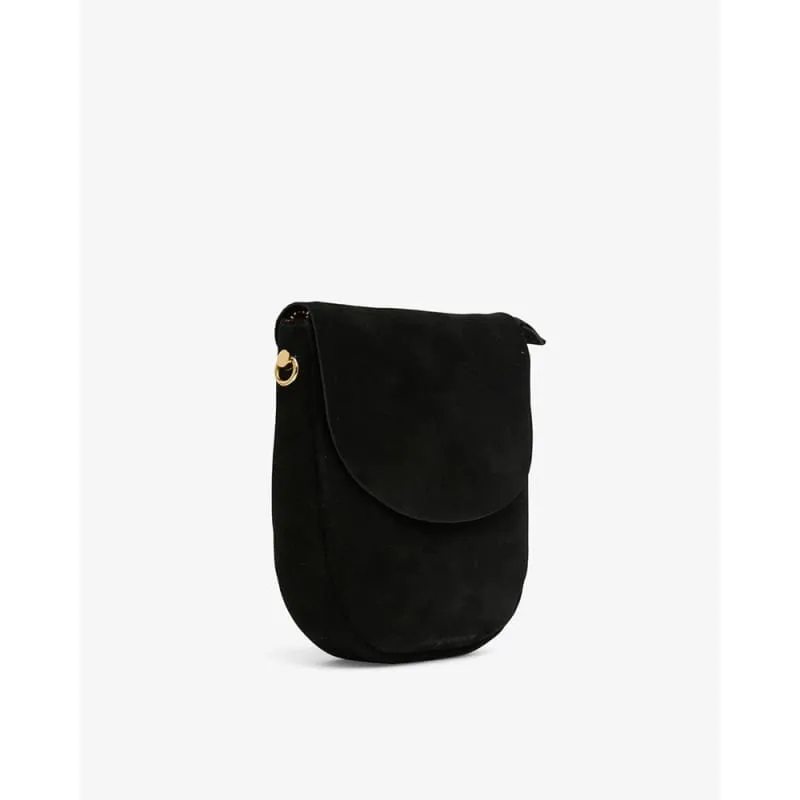 Phoebe Pouch | Black Suede
