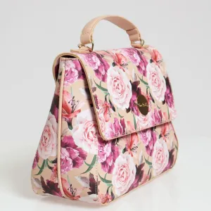 Pierre Cardin Daynah Floral Satchel | Pink Floral Pierre Cardin Daynah Floral Satchel | Pink Floral