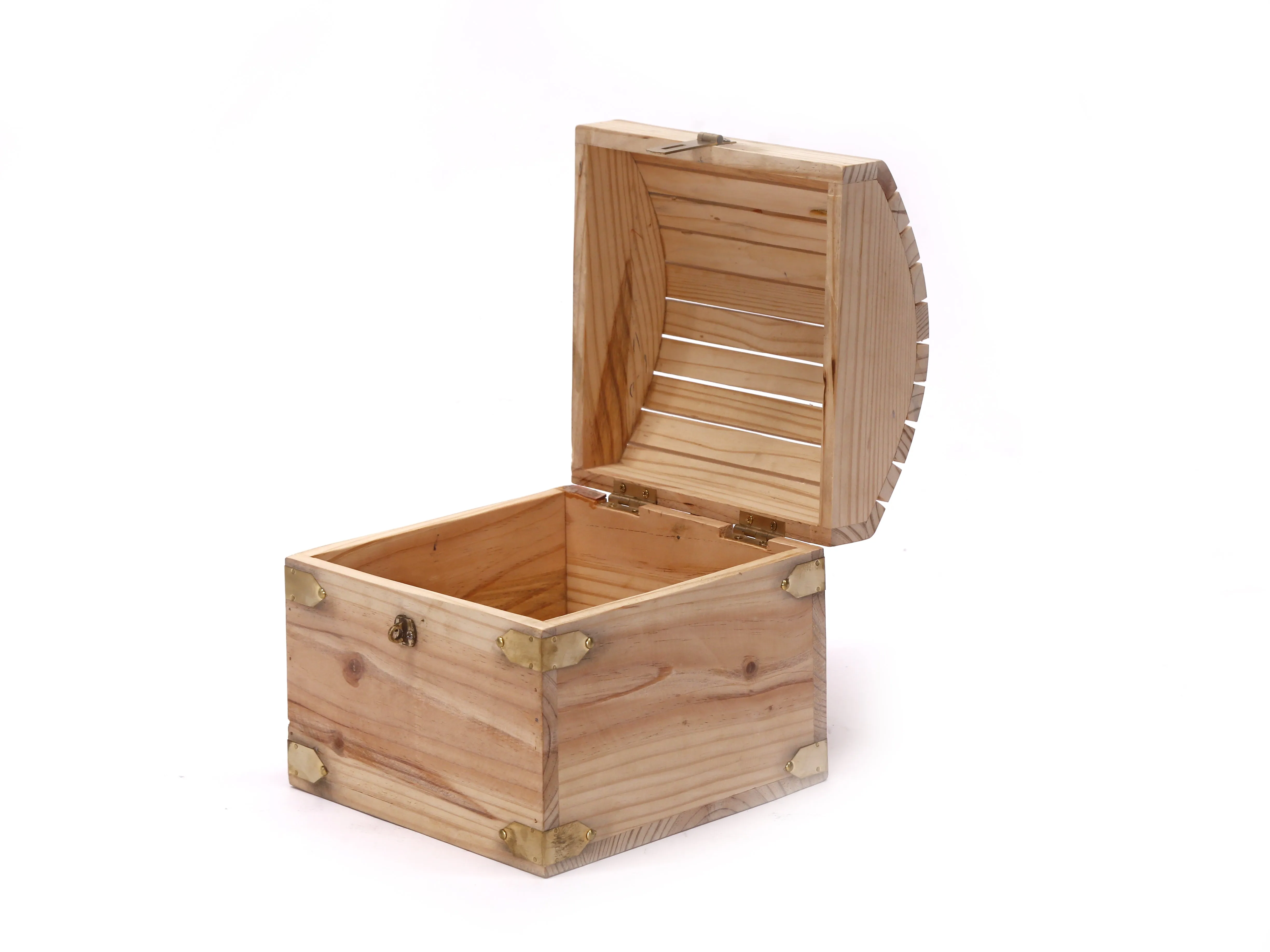 Pine wood Treasure Chest Box