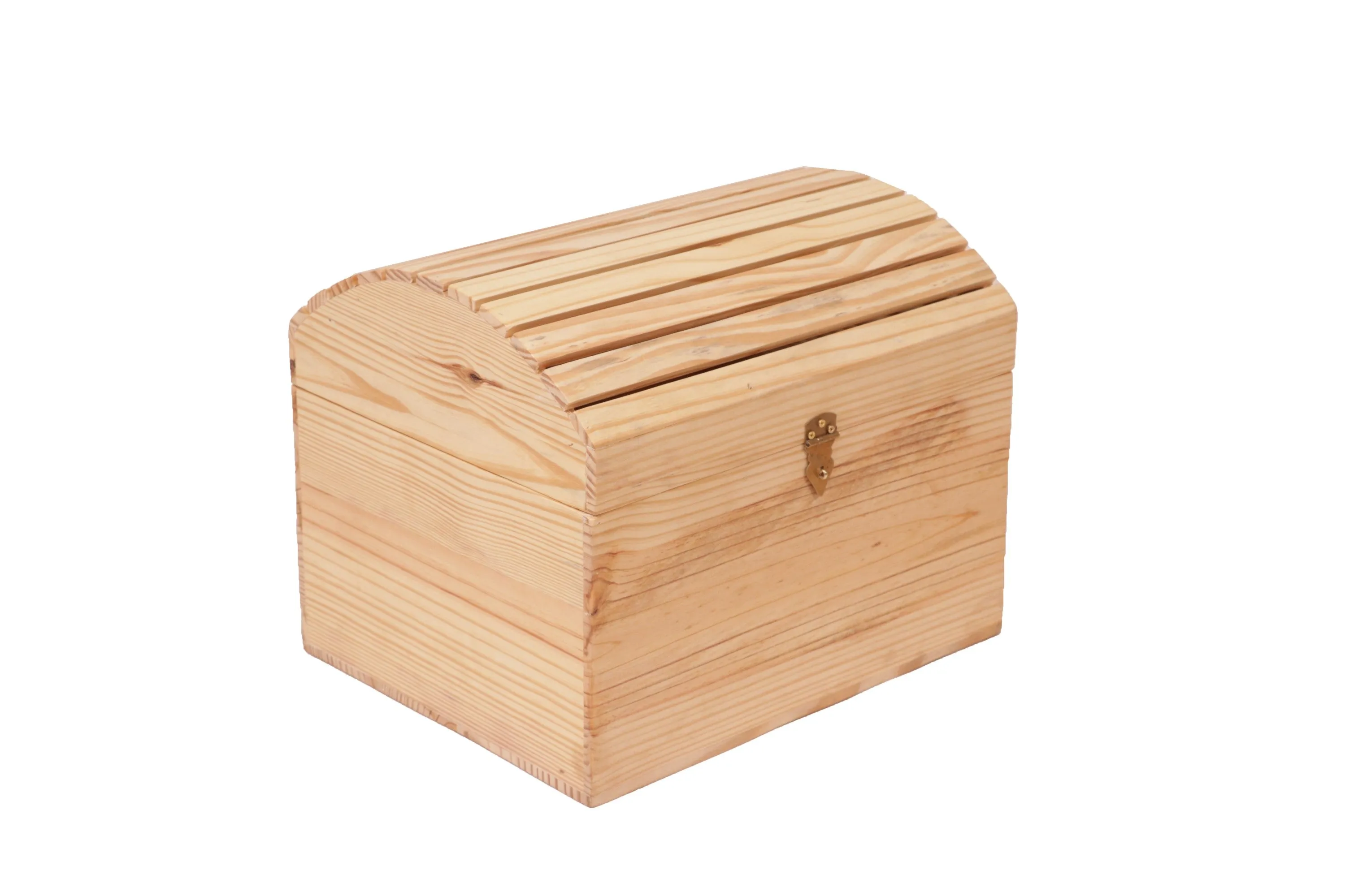 Pine wood Treasure Chest Box