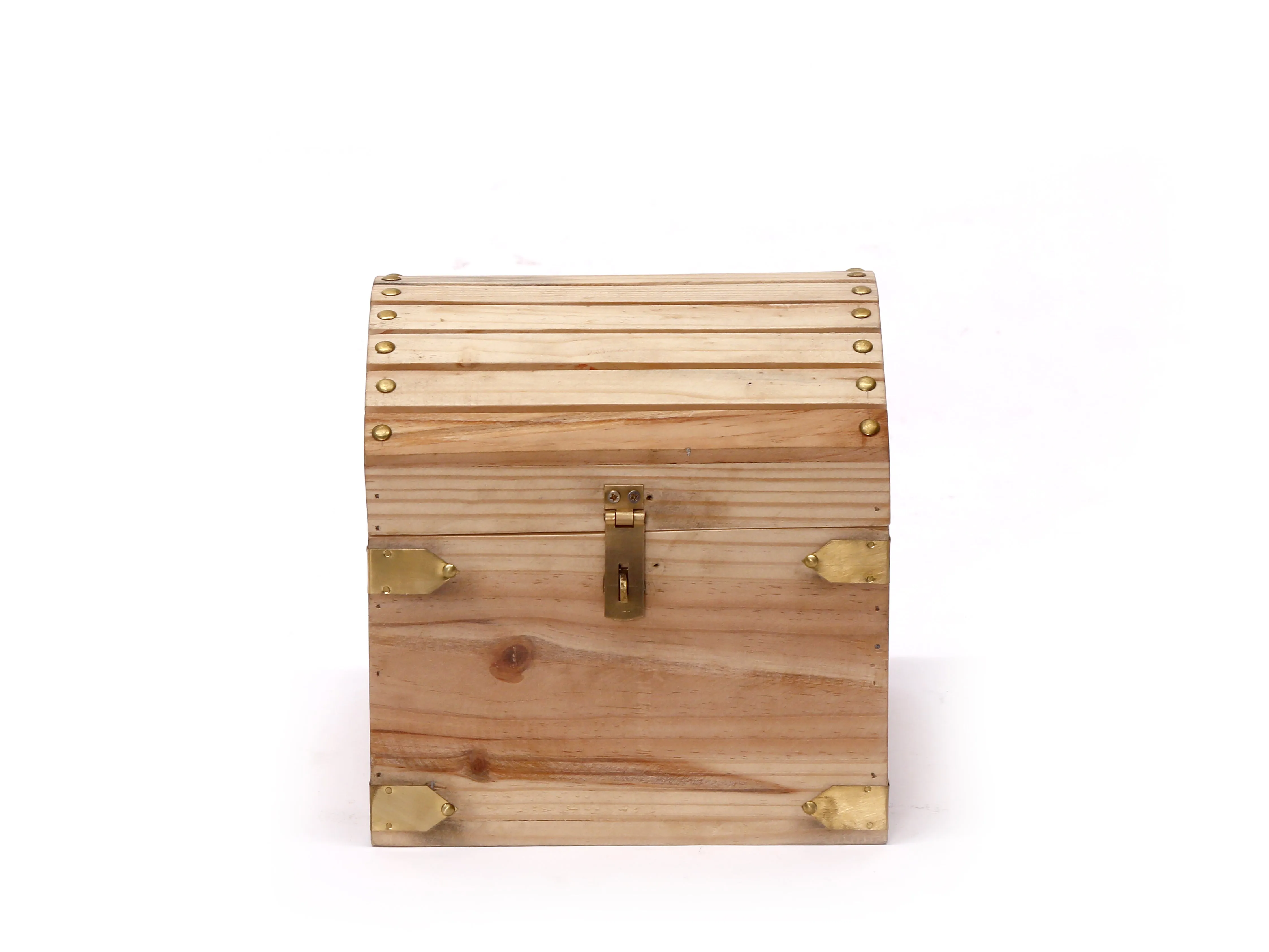 Pine wood Treasure Chest Box