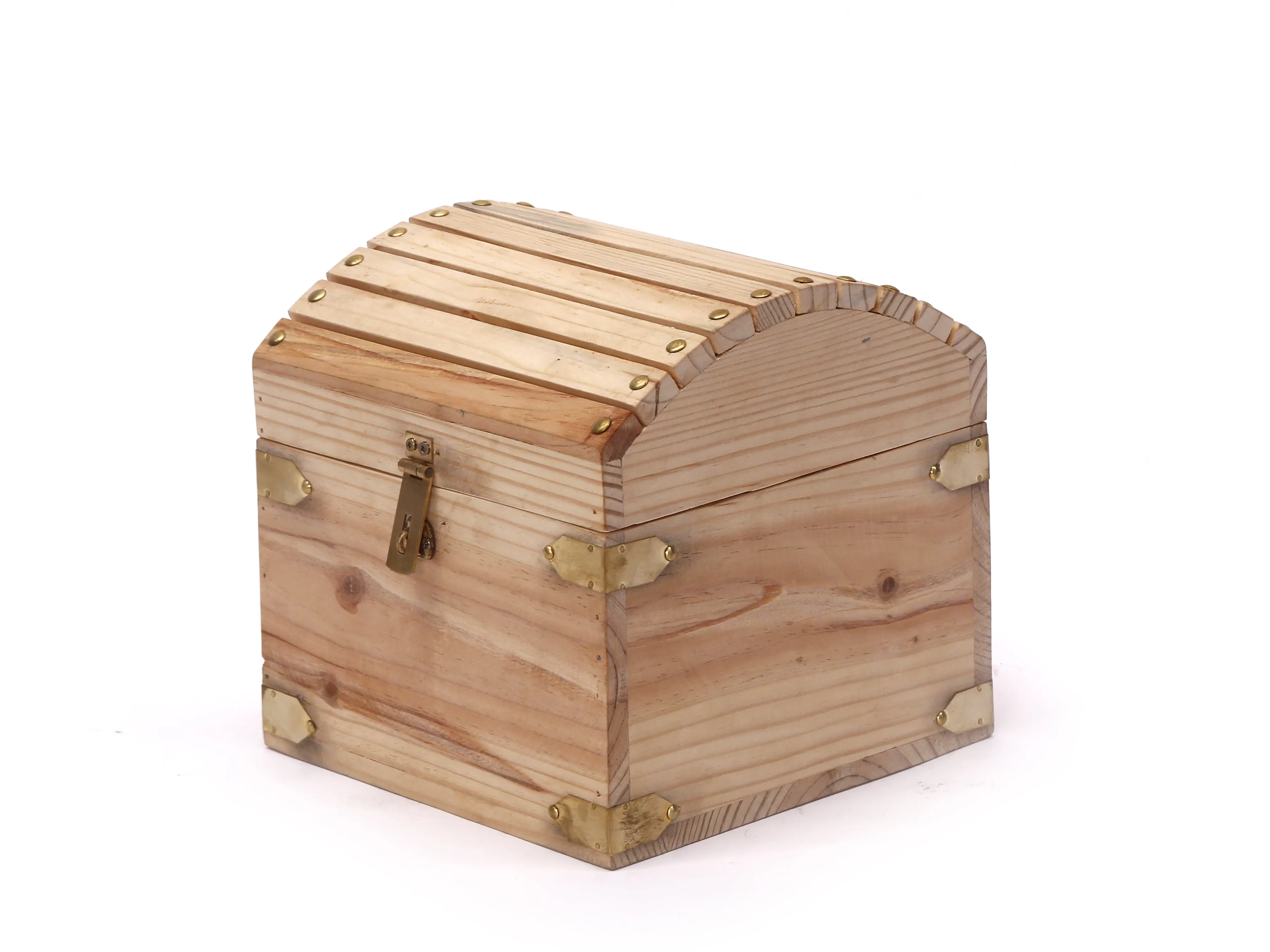 Pine wood Treasure Chest Box