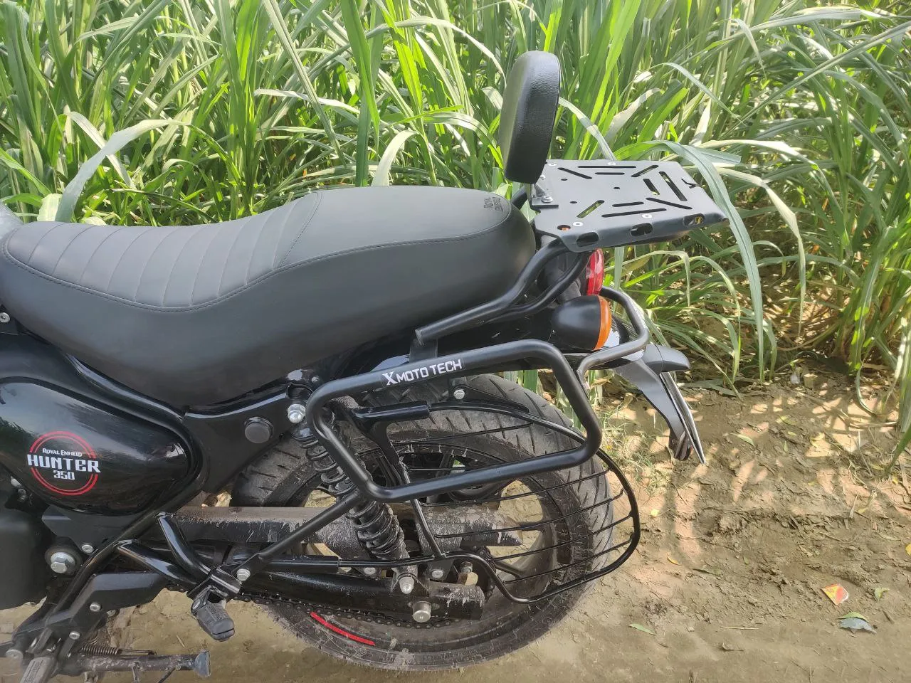 Premium Saddle Stay for Royal Enfield Hunter 350 | Durable & Stylish Luggage Solution