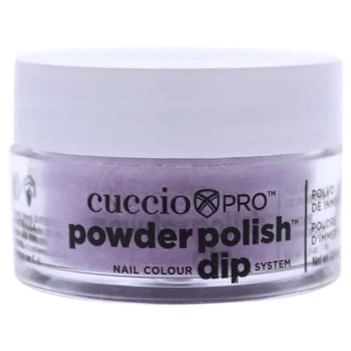 Pro Powder Polish Nail Colour Dip System - Fuchsia Pink Glitter by Cuccio for Women - 0.5 oz Nail Powder