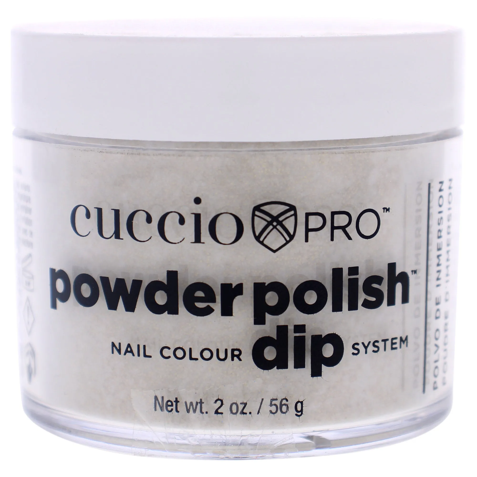 Pro Powder Polish Nail Colour Dip System - Gold With Rimbow Mica by Cuccio for Women - 1.6 oz Nail Powder