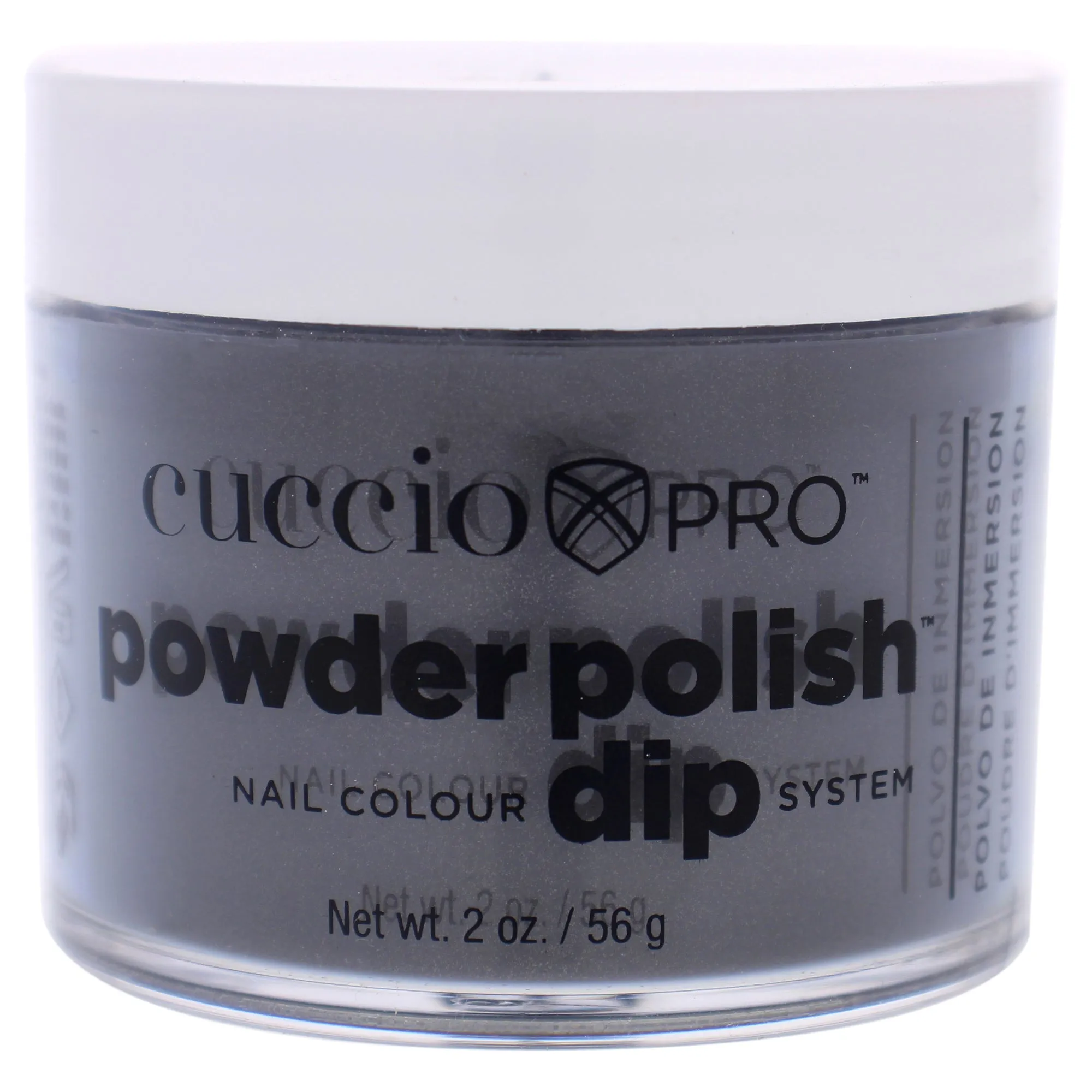 Pro Powder Polish Nail Colour Dip System - Silver With Grey Undertones by Cuccio for Women - 1.6 oz Nail Powder